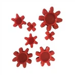 Polyurethane Jaw Gandingan Sisipan